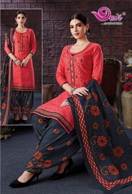 Devi Lizza Indo Cotton Designer Readymade Collection